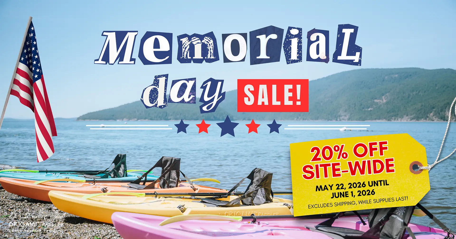 Memorial Day Sale banner
